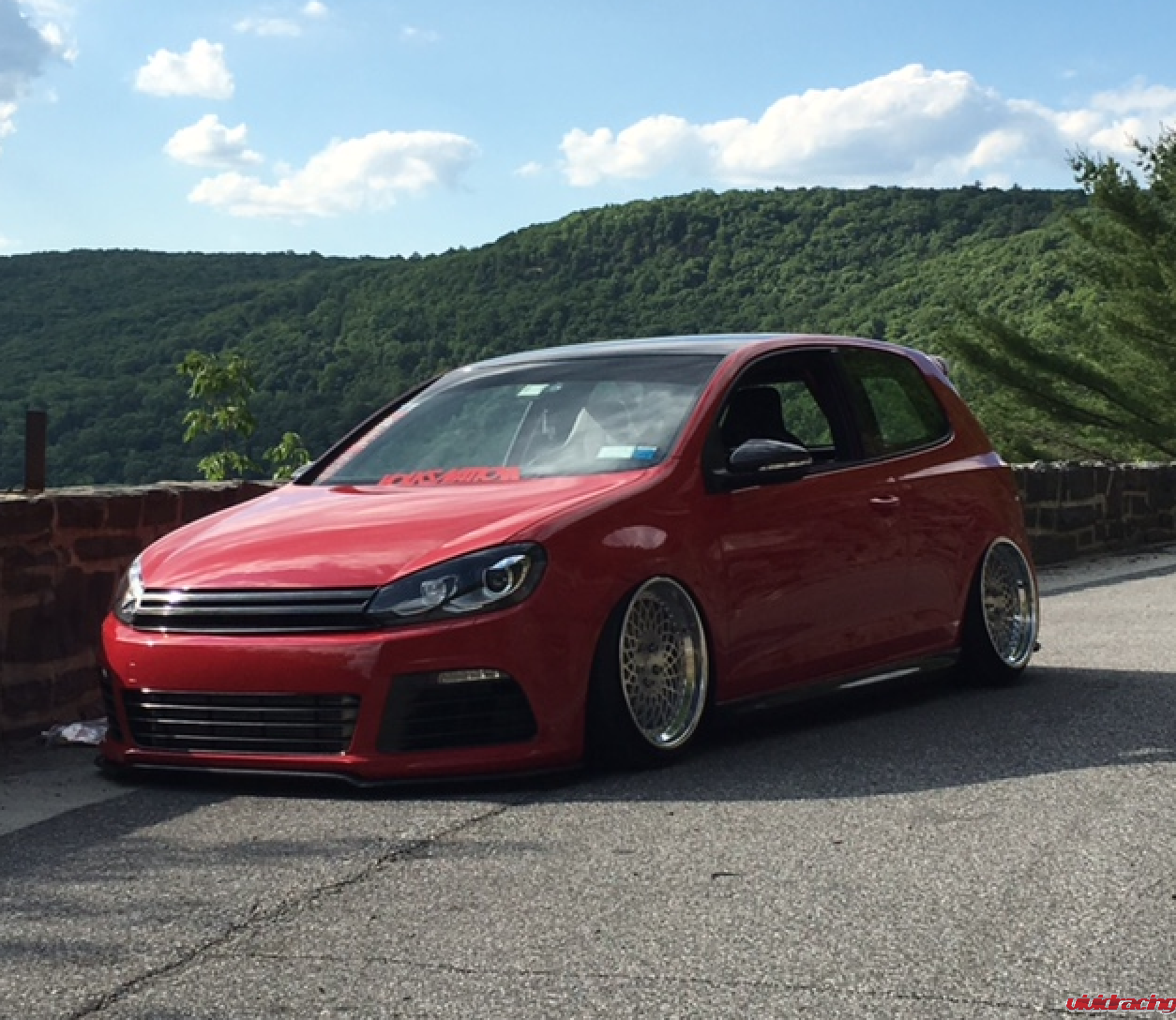 Kerscher, Volkswagen, Golf R, GTI, GLI, carbon fiber front splitter, lip spoiler