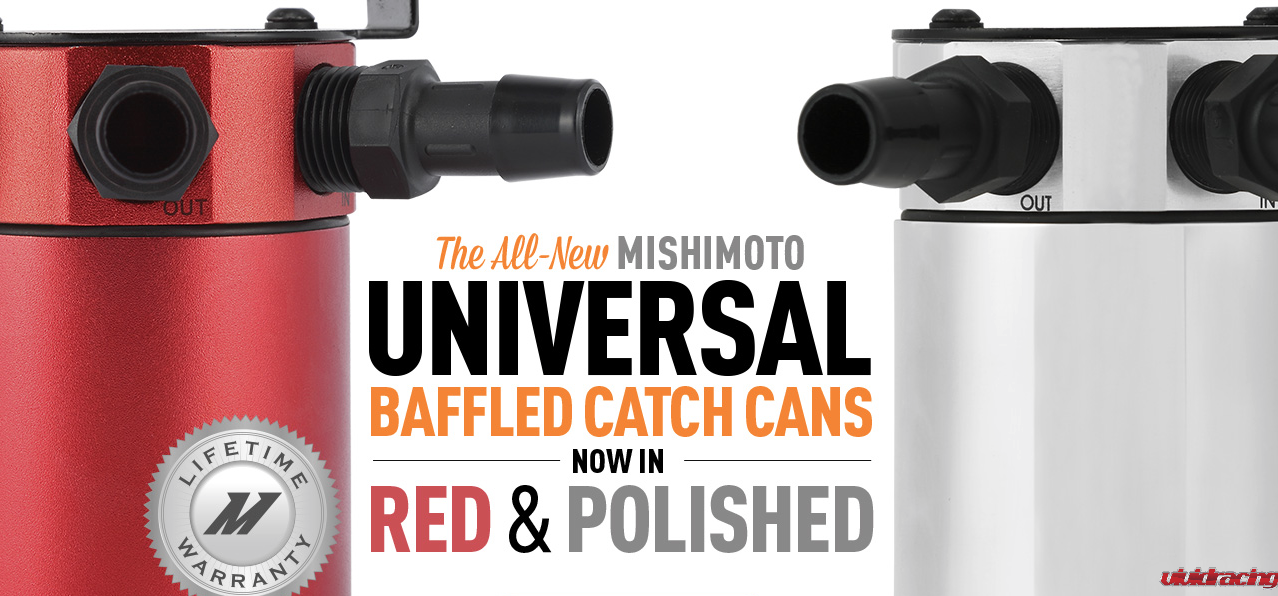 Mishimoto, baffled oil catch can, intake, filtration, colors, wholesale