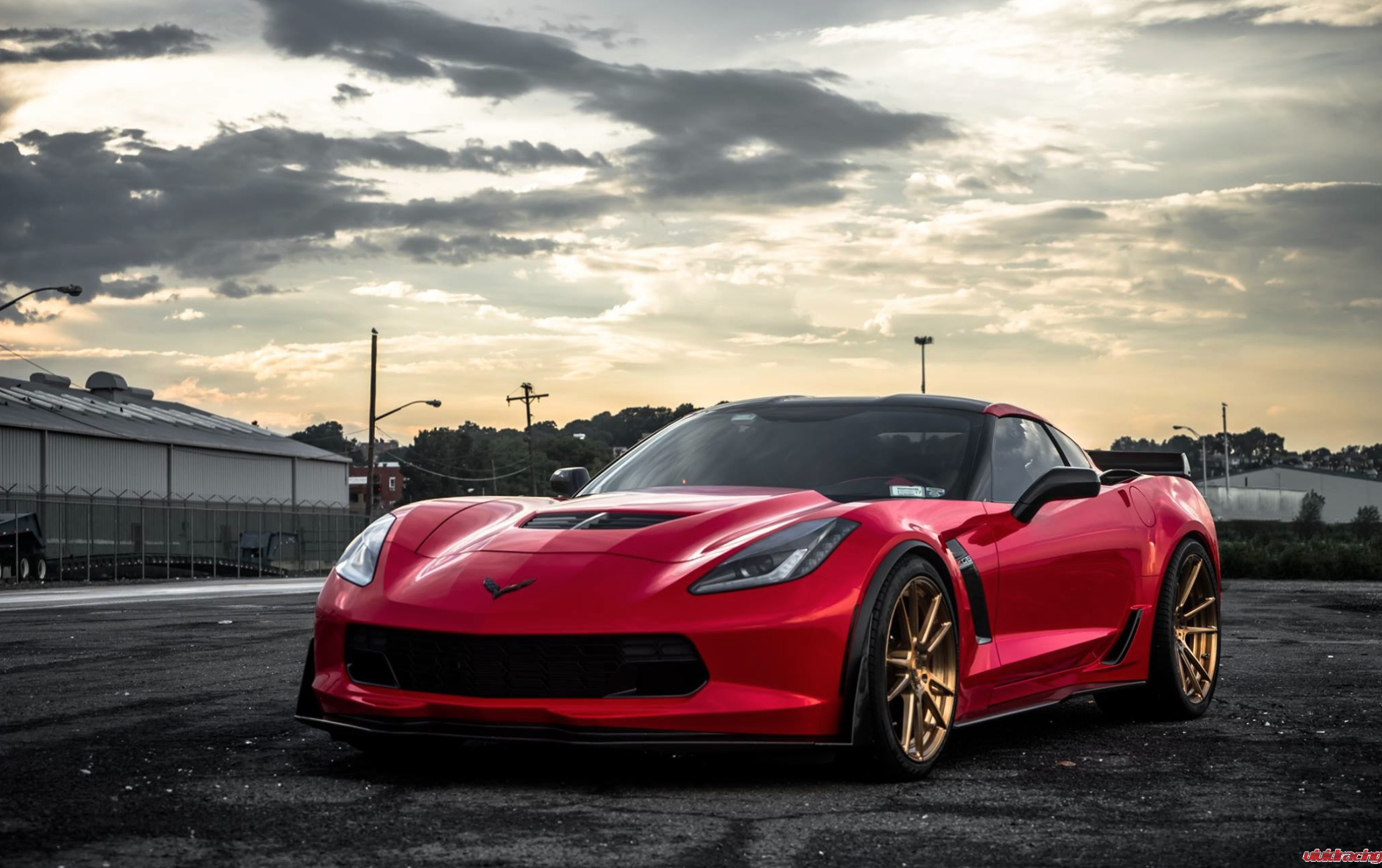 Chevy Corvette C7 Z06, ADV.1, ADV5.2 MV.2, hidden hardware, forged, monoblock