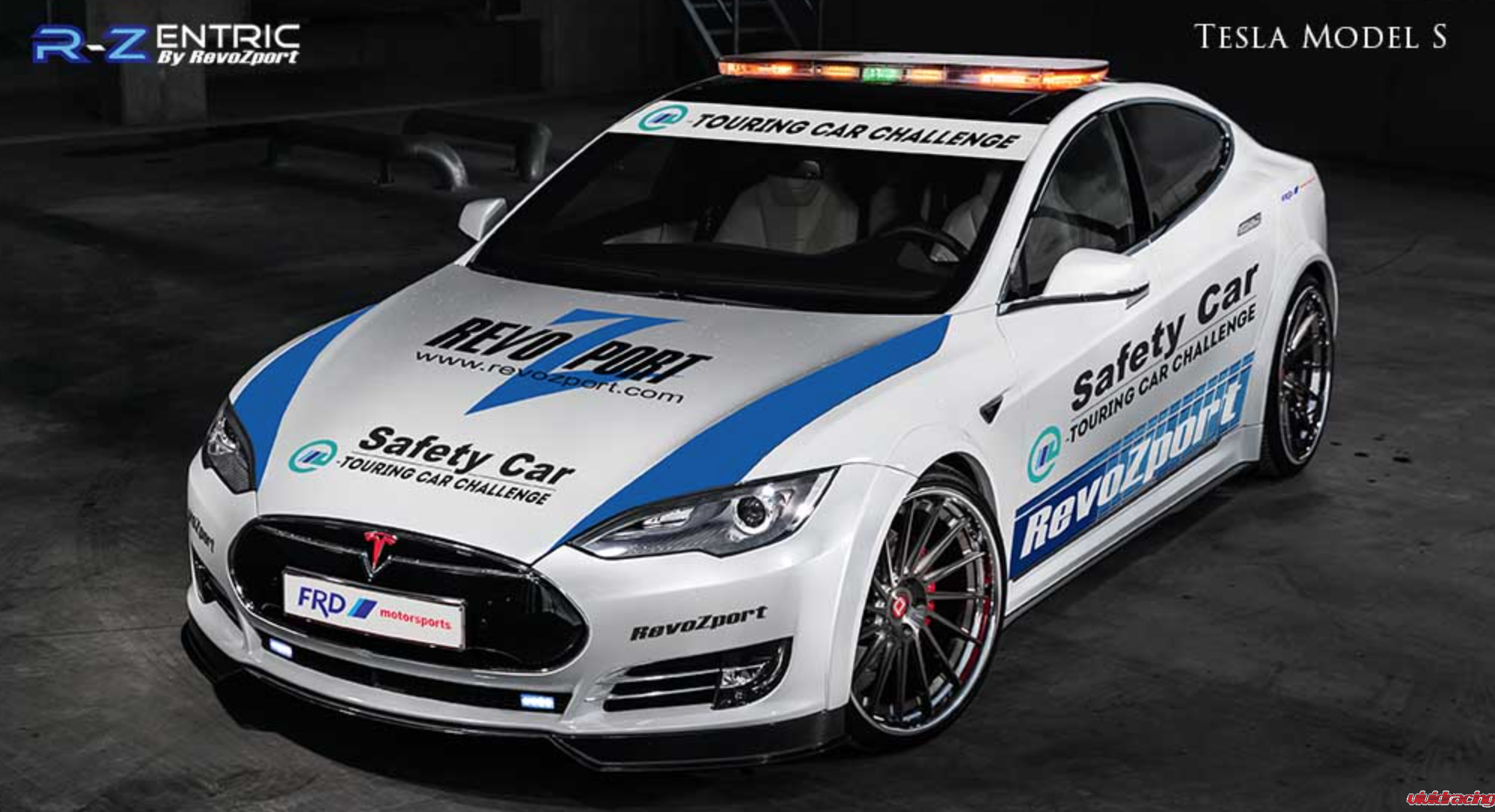 RevoZport R-Zentric P90D Tesla Model S, safety car, e-touring, debut