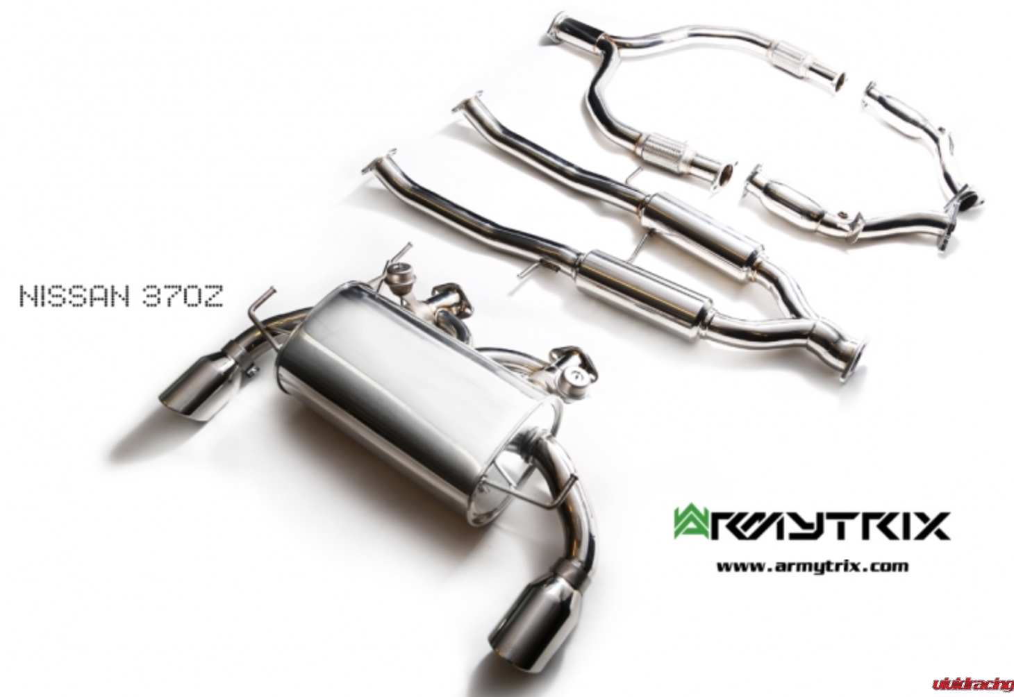 ArmyTrix, full exhaust system, valvetronic, Nissan 370Z