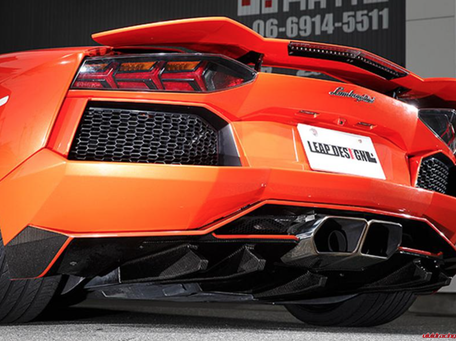 Lamborghini Aventador, Leap Design, carbon fiber aerodynamic parts, Ferrari 458 Italia