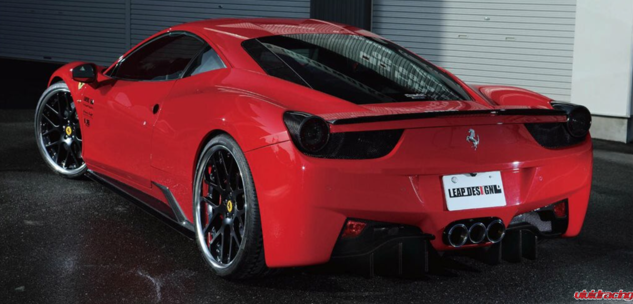 Lamborghini Aventador, Leap Design, carbon fiber aerodynamic parts, Ferrari 458 Italia