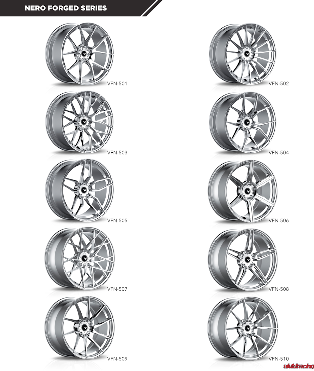 Vorsteiner, sport forged, nero series, wheel, product guide, SEMA