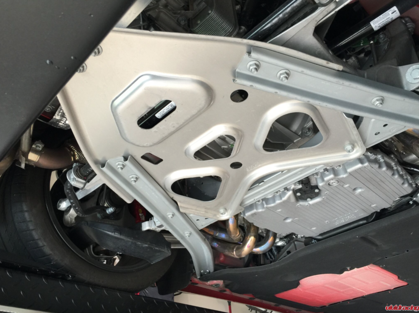 FabSpeed, tow hooks, tie downs, red powder coating, Porsche GT4 Cayman