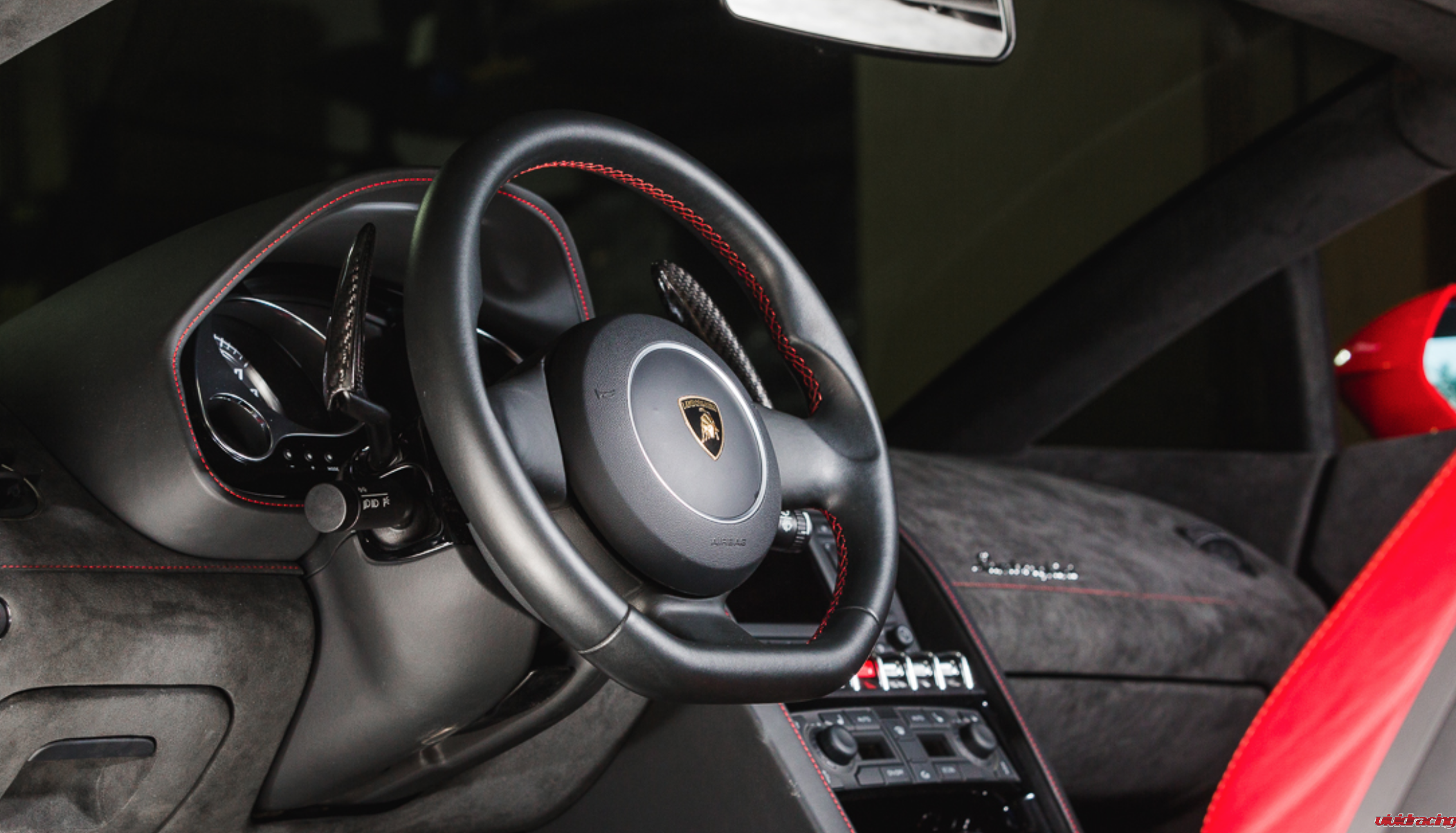 Lamborghini Gallardo, Agency Power, carbon fiber, paddle shifter extensions