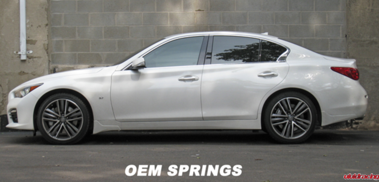 Tanabe, lowering springs, NF210, Infiniti Q50 Red Sport 400 AWD