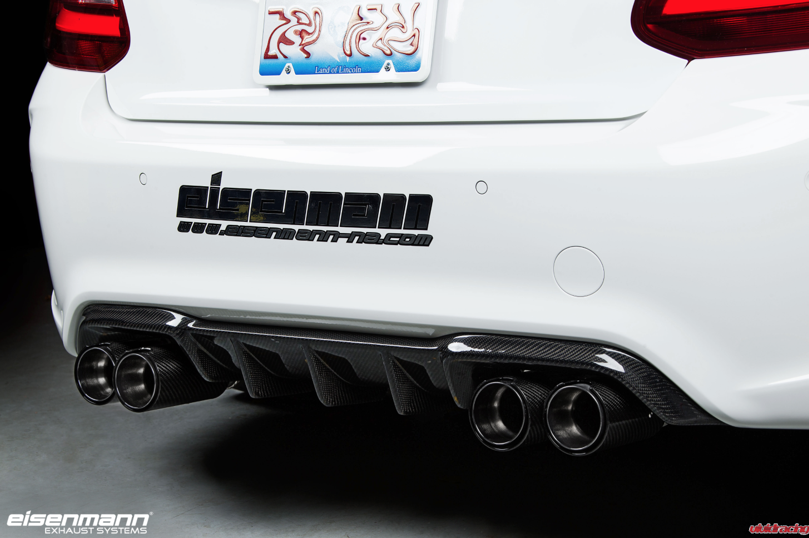 Eisenmann sport exhaust, BMW M2 F87, carbon fiber, turbo