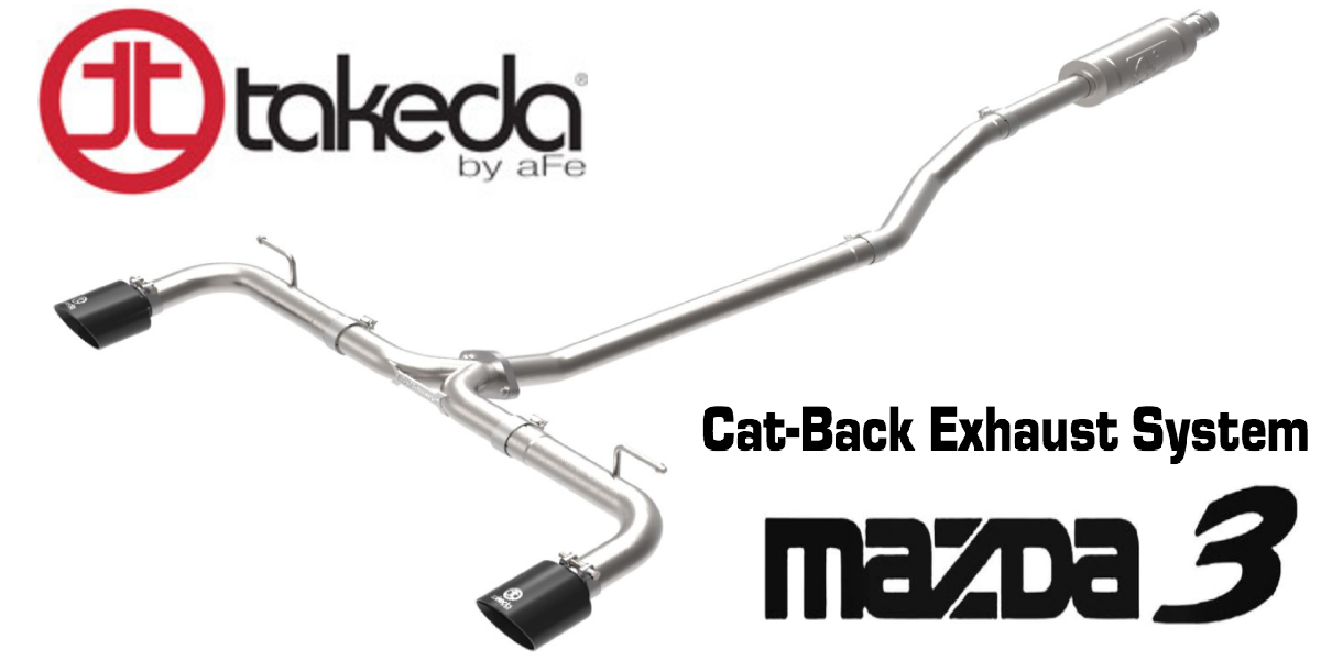  El escape Cat-Back de Takeda de acero inoxidable para Mazda 3 ya está disponible – Vivid Racing News