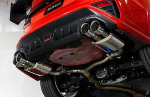 Remark Axle-Back exhaust on Subaru WRX