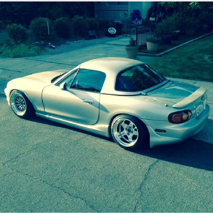 Hot Little Mazda with Work Meister Wheel