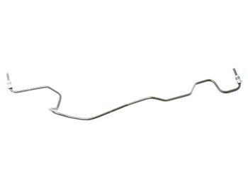 A stainless steel brake line for a Ford truck.