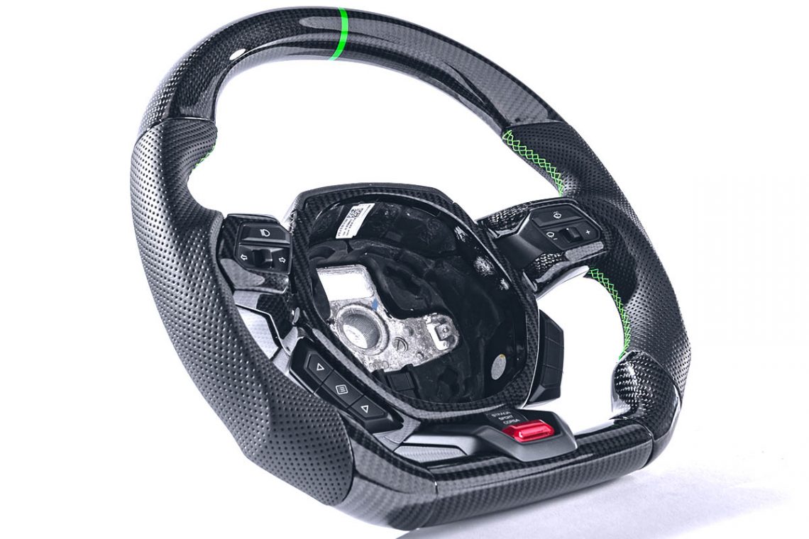 New Custom Steering Wheels For Huracan, Gallardo, and