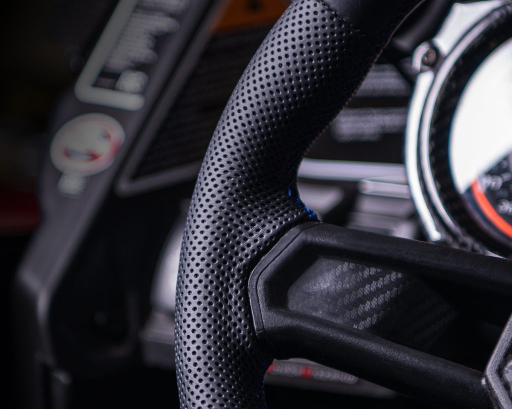 Custom CanAm X3 Steering Wheels with Carbon Fiber Now Available
