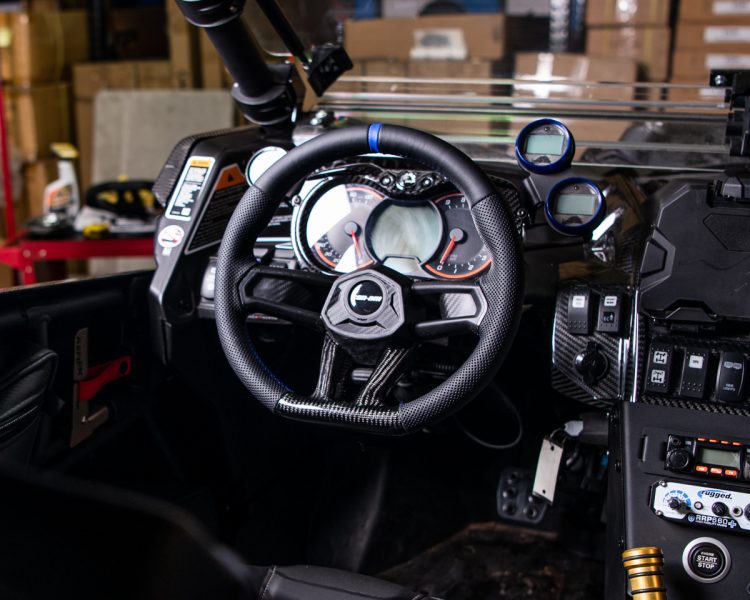 Custom CanAm X3 Steering Wheels with Carbon Fiber Now Available