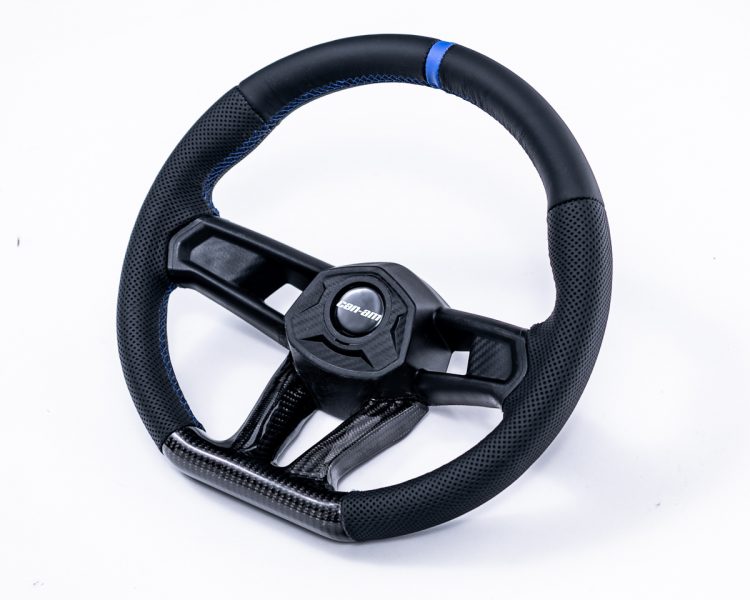 Custom CanAm X3 Steering Wheels with Carbon Fiber Now Available