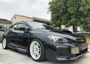 2017 Subaru STI Vivid Racing modifications