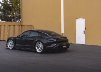 VR Aero Porsche Taycan Carbon Fiber Kit & HRE Wheels at TAG Motorsports