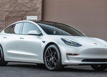 Customer Spotlight: Tesla Model 3 on Brixton Forged RF7 Wheels