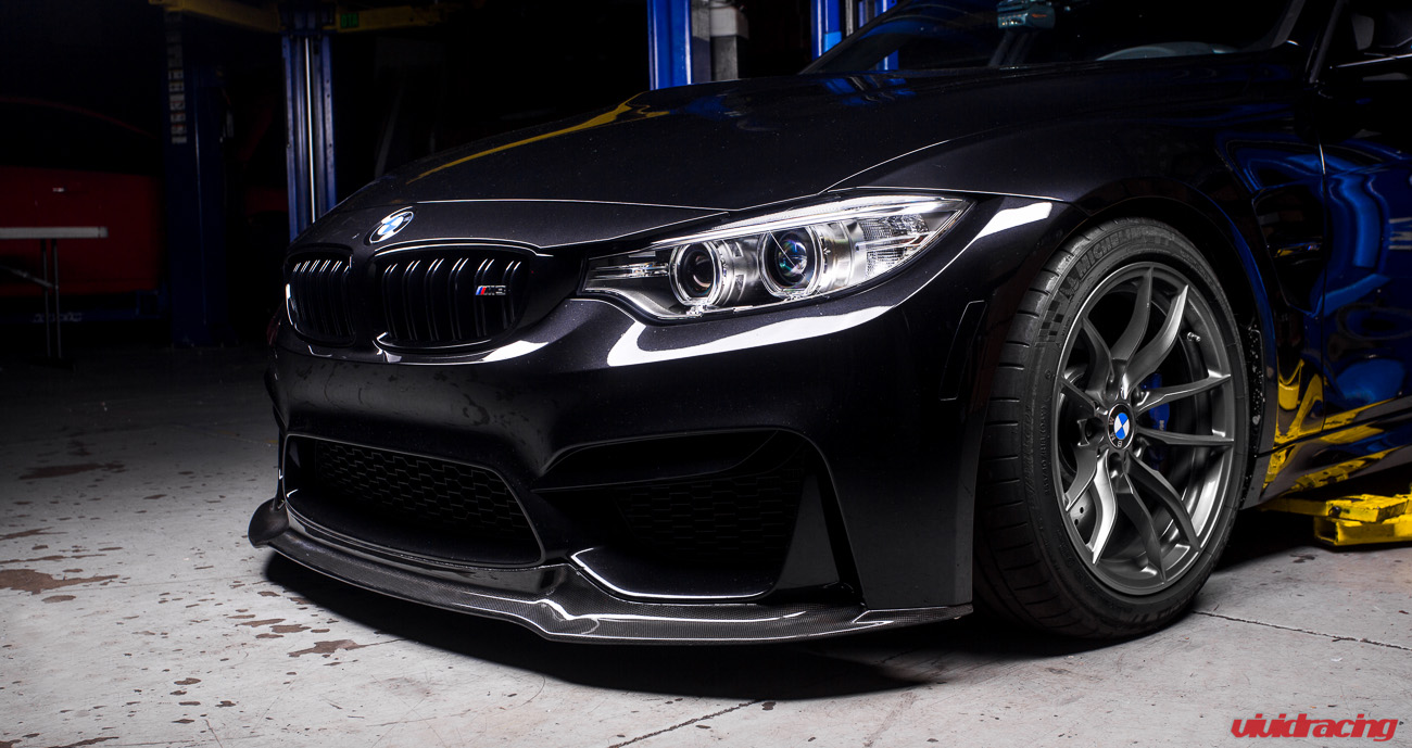 Vorsteiner VRS GTS Front add-on Spoiler Installed on BMW F80 M3