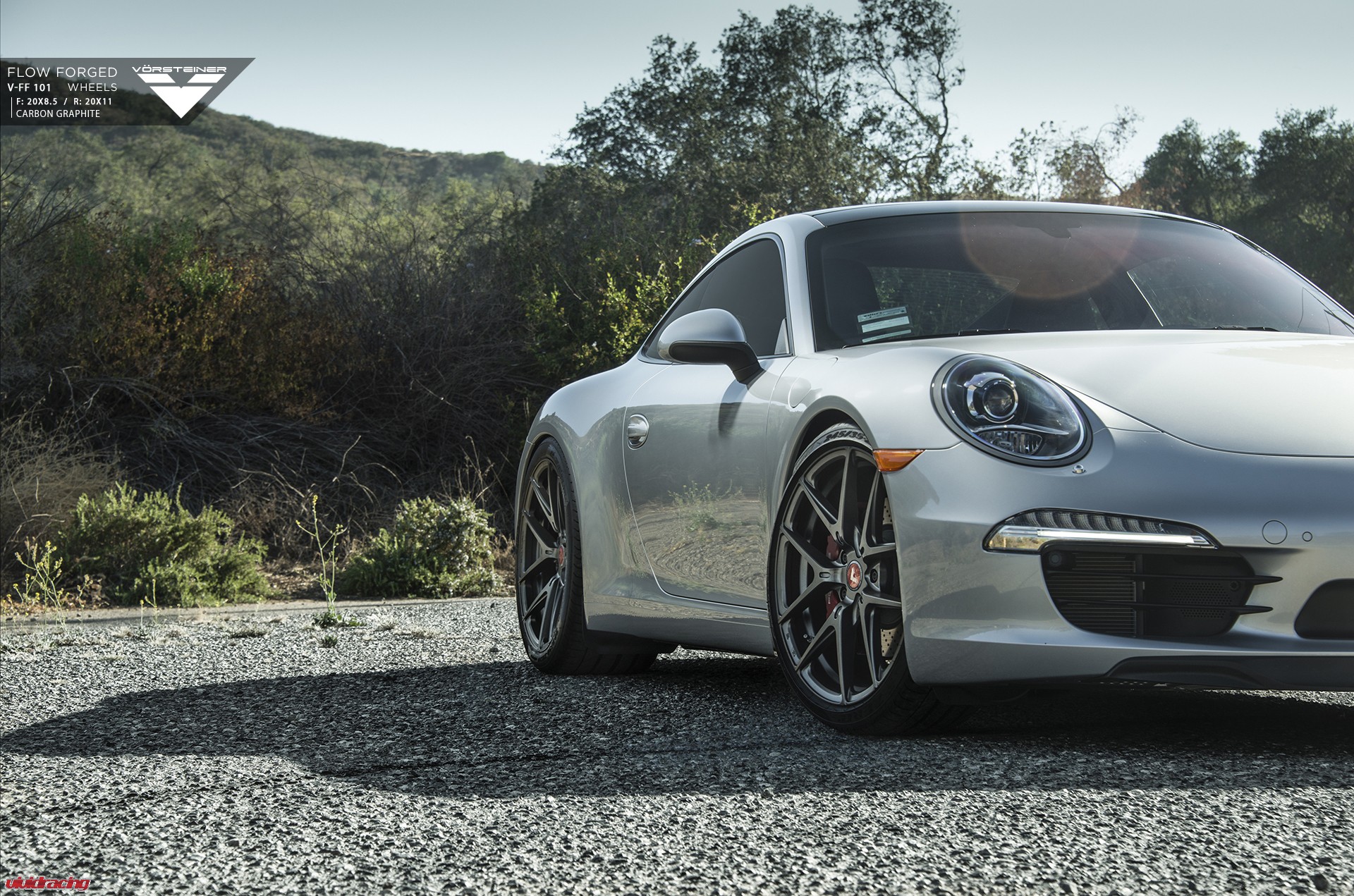 Stunning 991 Carrera S on Vorsteiner Carbon Graphite Wheels