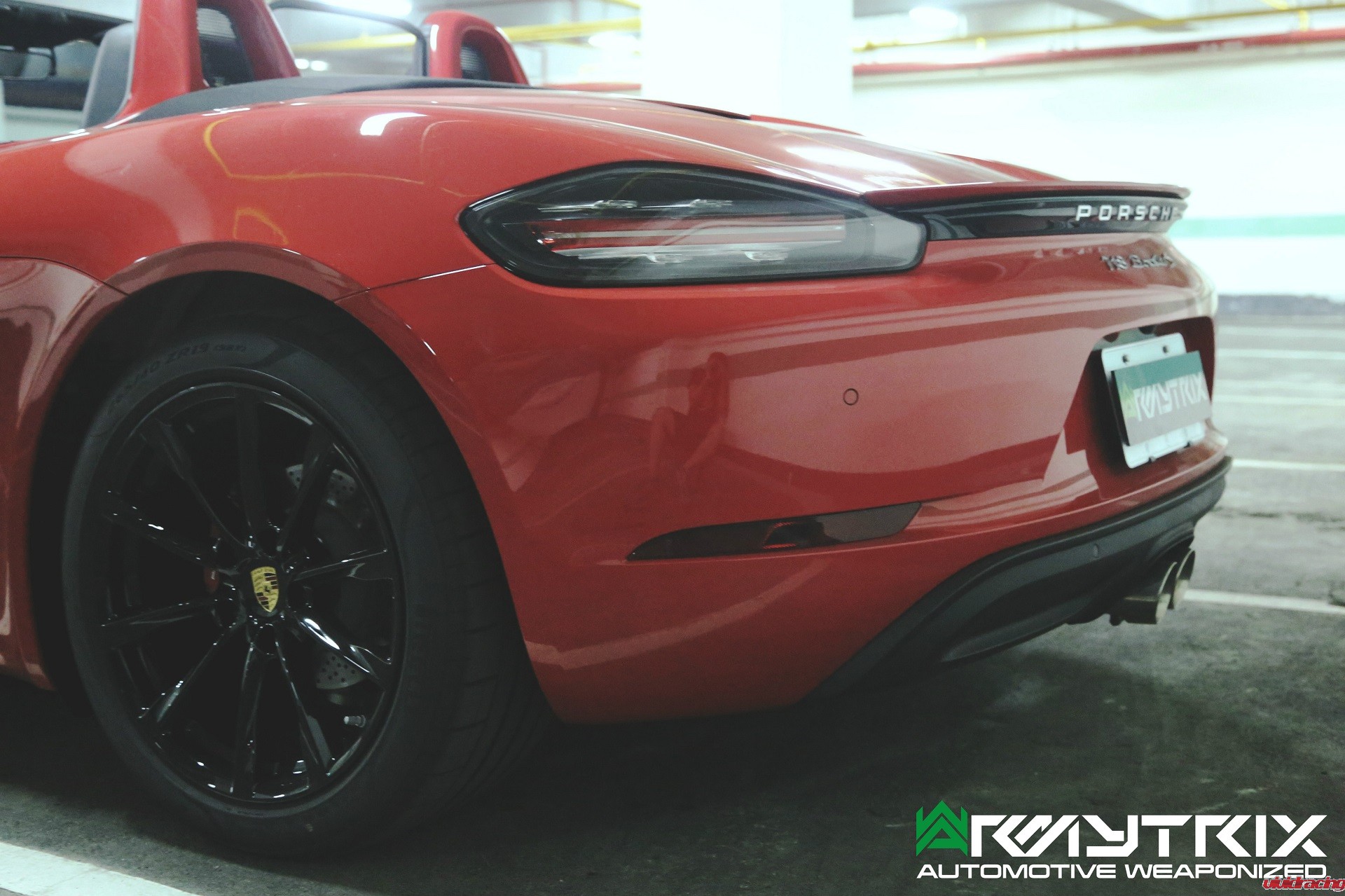 Armytrix, valvetronic exhaust, Porsche 718 Boxster S