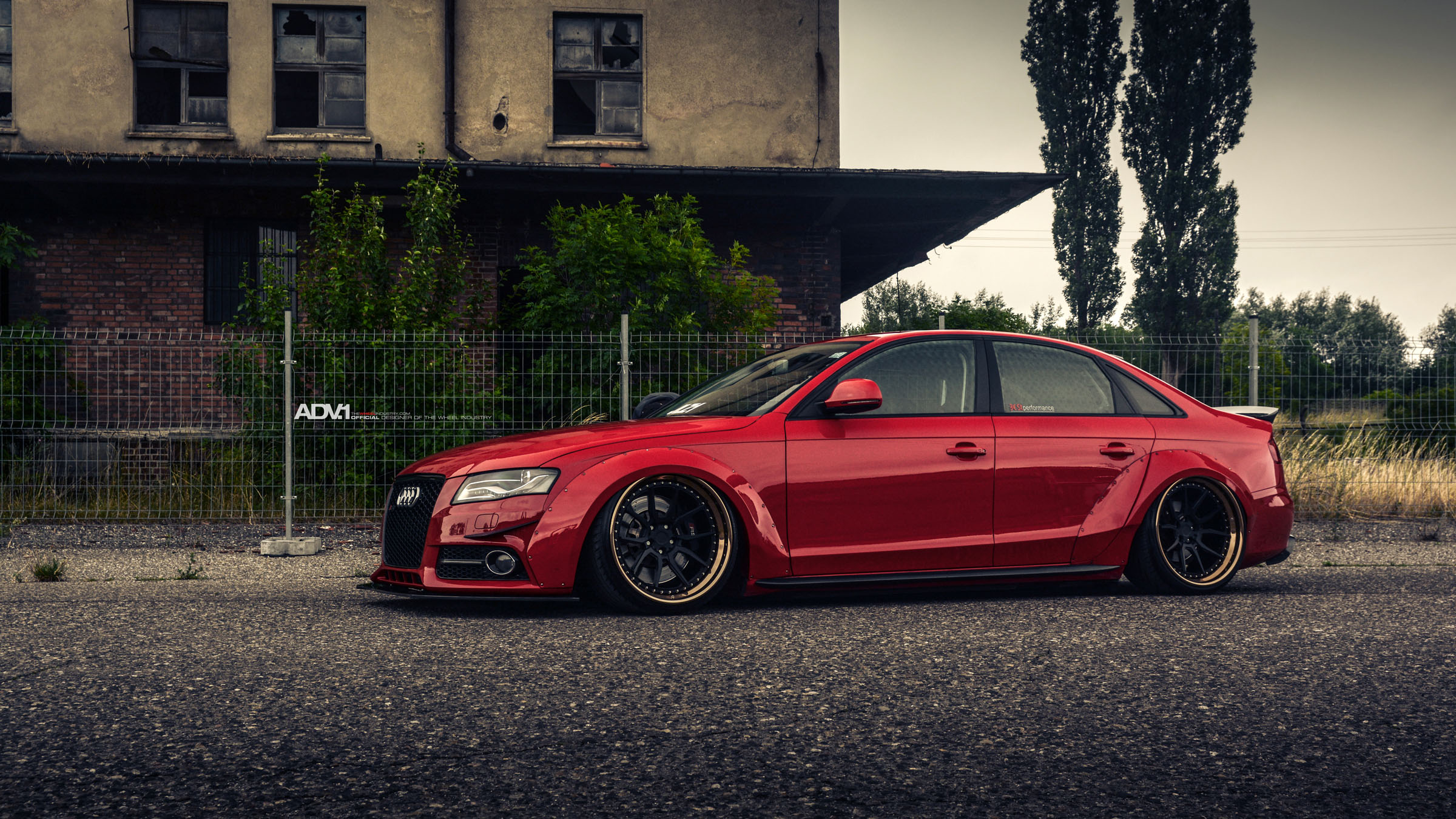 Audi A4 Mega Widebody with ADV1 Wheels