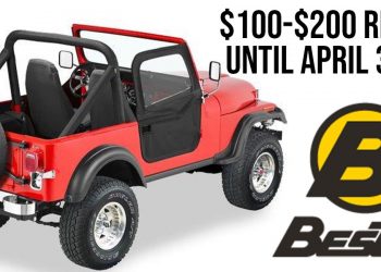 Sale Alert: $100-$200 Rebate On Qualifying Bestop Products