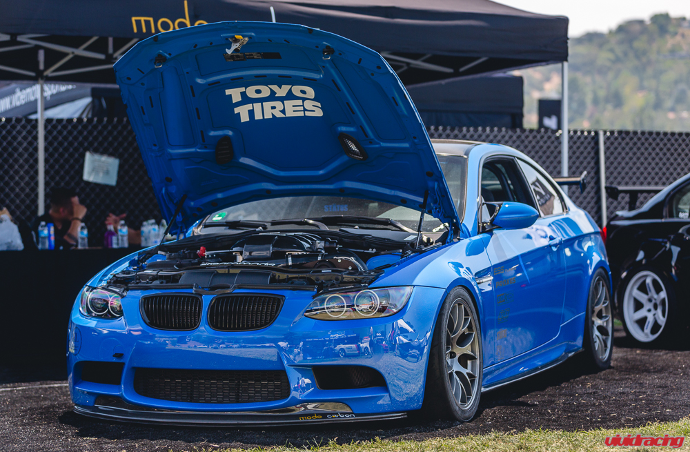 Santorini Blue E92 M3 Featuring Status Racing GT-X Seats