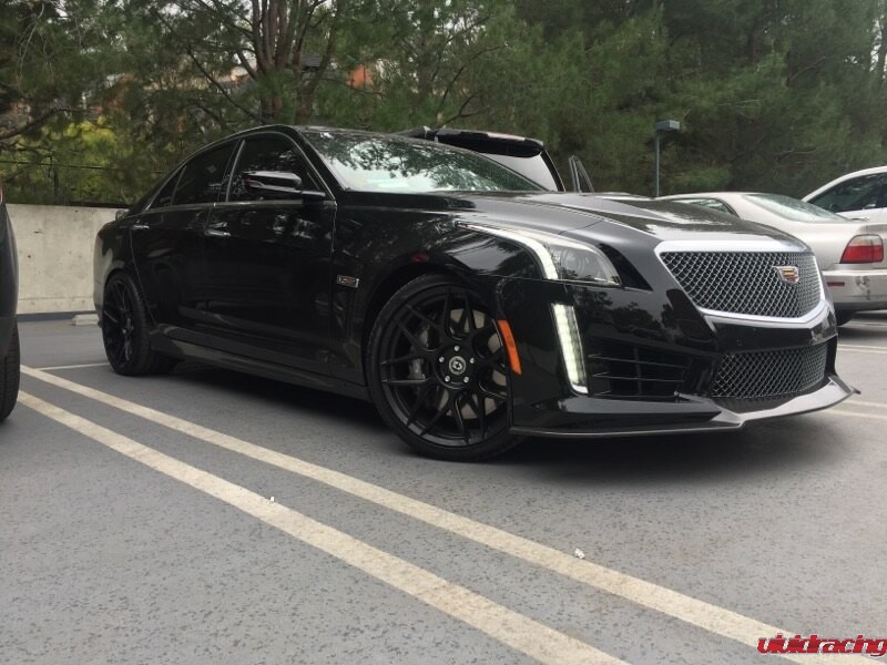 Cadillac carbon black package, HRE wheels, flow form, FF01, CTS-V