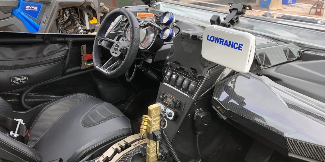 Lowrance Elite 5 Ti GPS Installation on a CanAm X3 Vivid Racing News