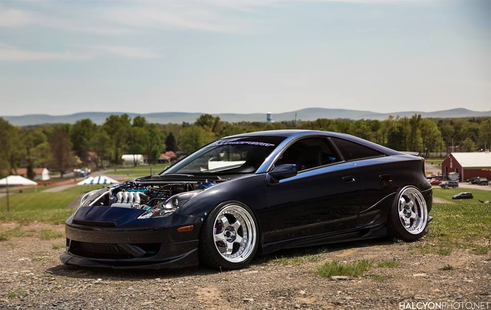 Work Meister Wheels Show Bright on this Toyota Celica