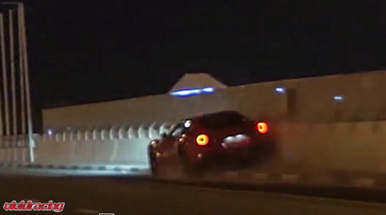 Ferrari F12 Berlinetta collides with wall during Street Race!
