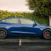 Tesla Model 3 Dark Blue with Black 20 inch VR Forged D03-R Wheels