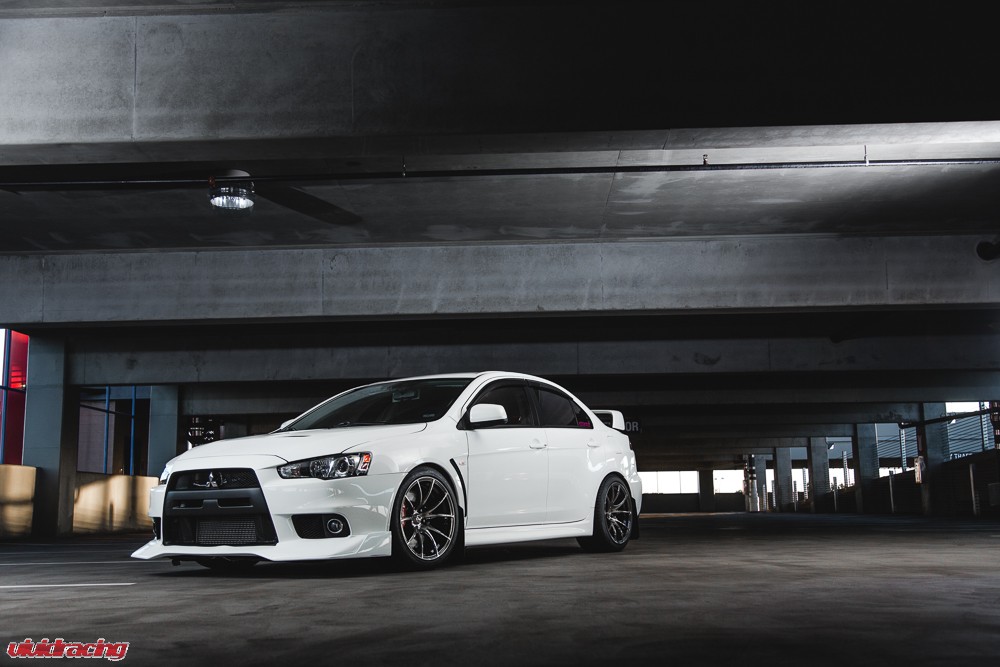 Mitsubishi EVO X on Weds SA-10R Wheels