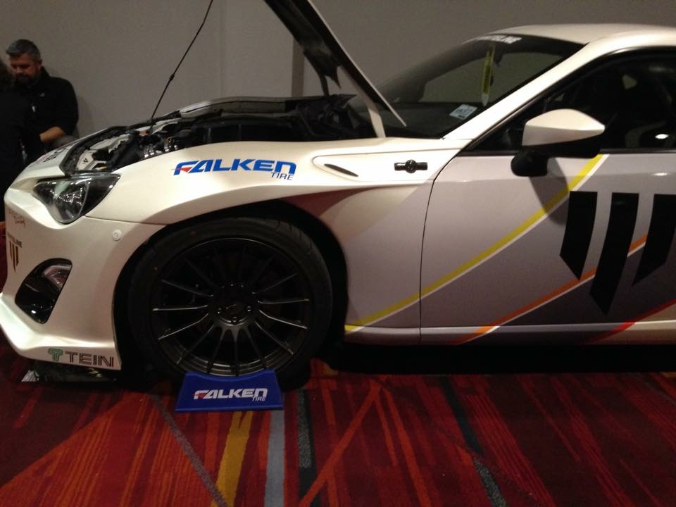 Victory Function Fenders on Scion FRS Falken Tire