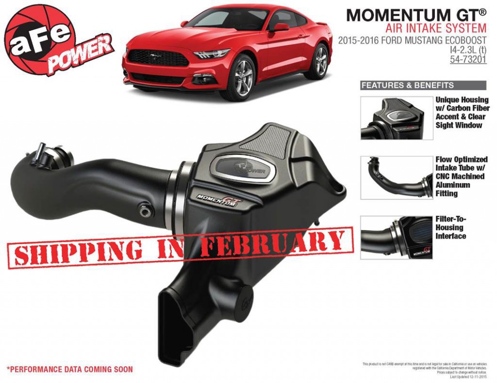 aFe Power Momentum Intake System Ford Mustang EcoBoost