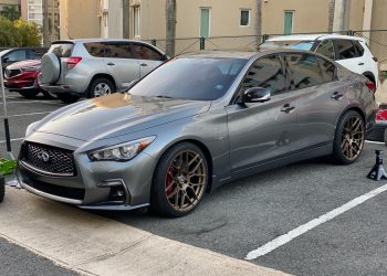 Infiniti Q50 Sporting VR Forged D09 Satin Bronze Wheels in Puerto Rico