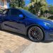 Tesla Model Y with VR Forged D03-R 1pc Monoblock 21 inch Staggard Wheels