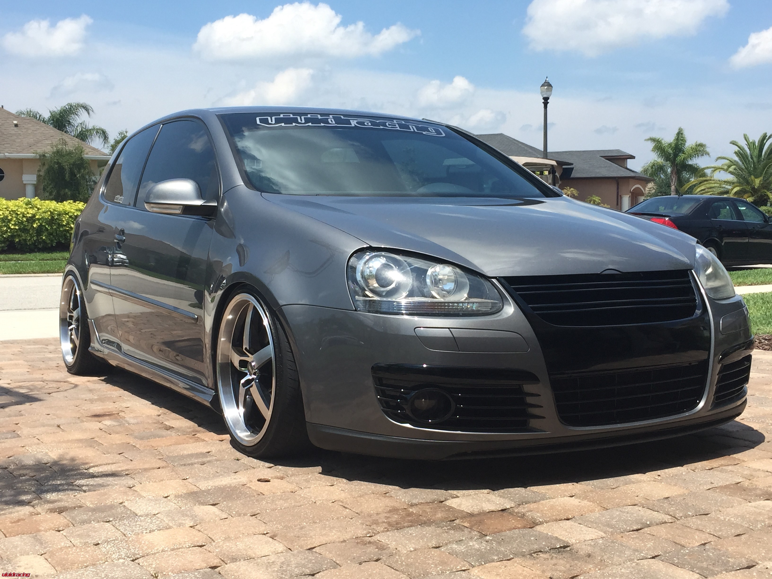 VW GTI Bagged and Reppin Vivid Racing