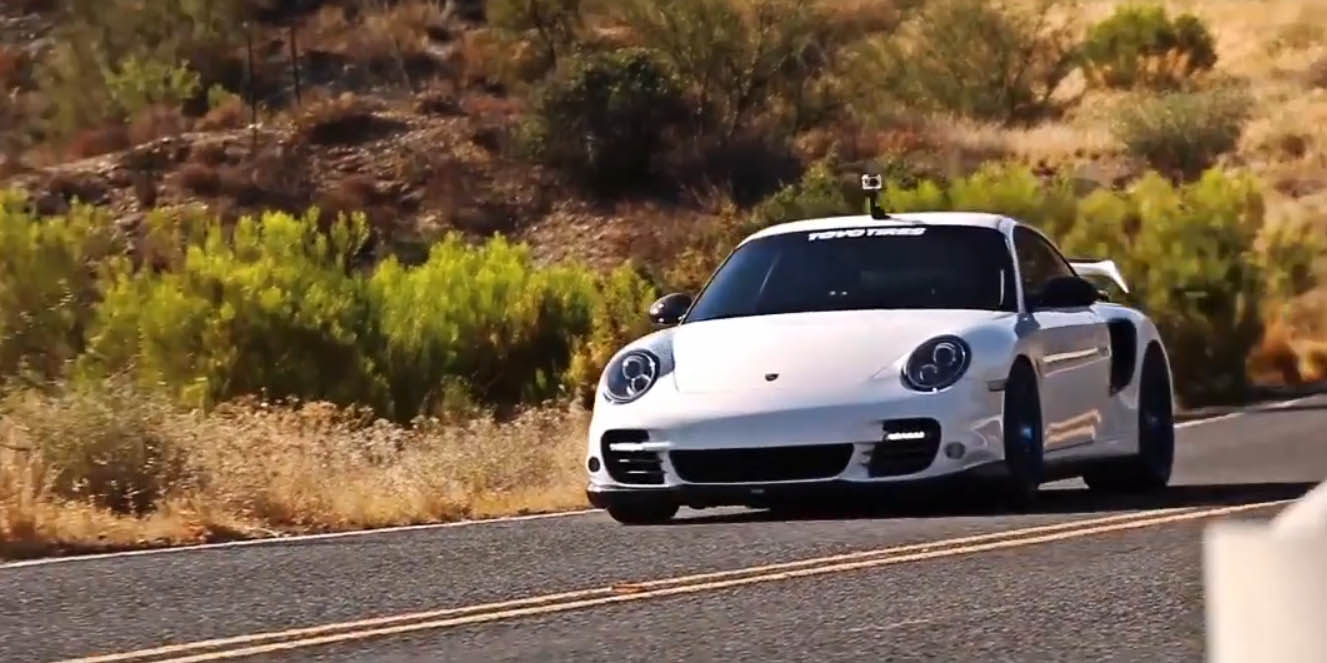 Project 997 Turbo S Full Throttle Desert Highway Cruising