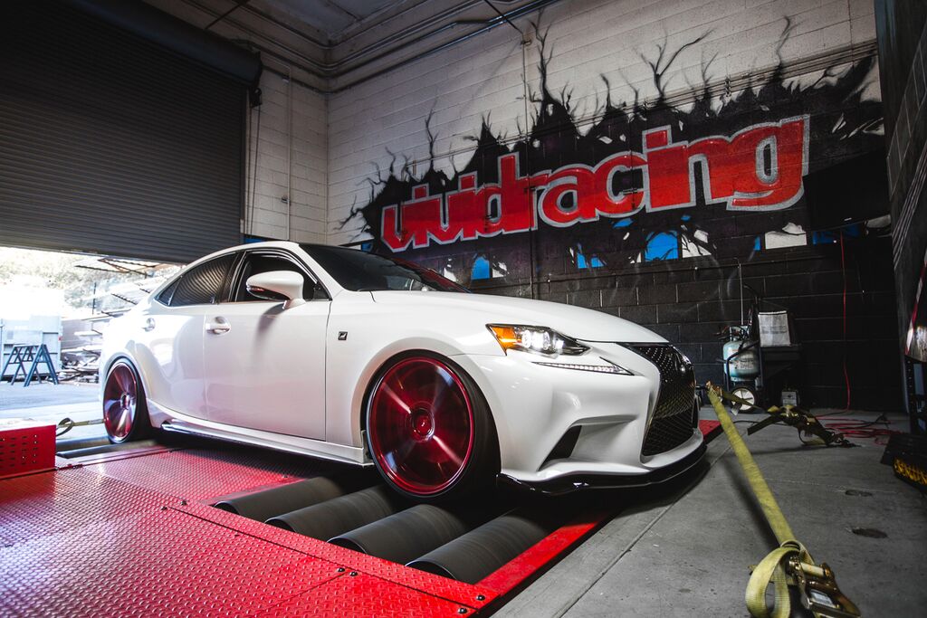 Tuned Lexus IS350 with VRTUNED Ecu Flash Dyno 