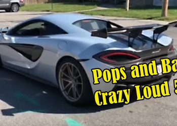 McLaren 570S Revving Loud with Pops and Bang Tune from VRTuned
