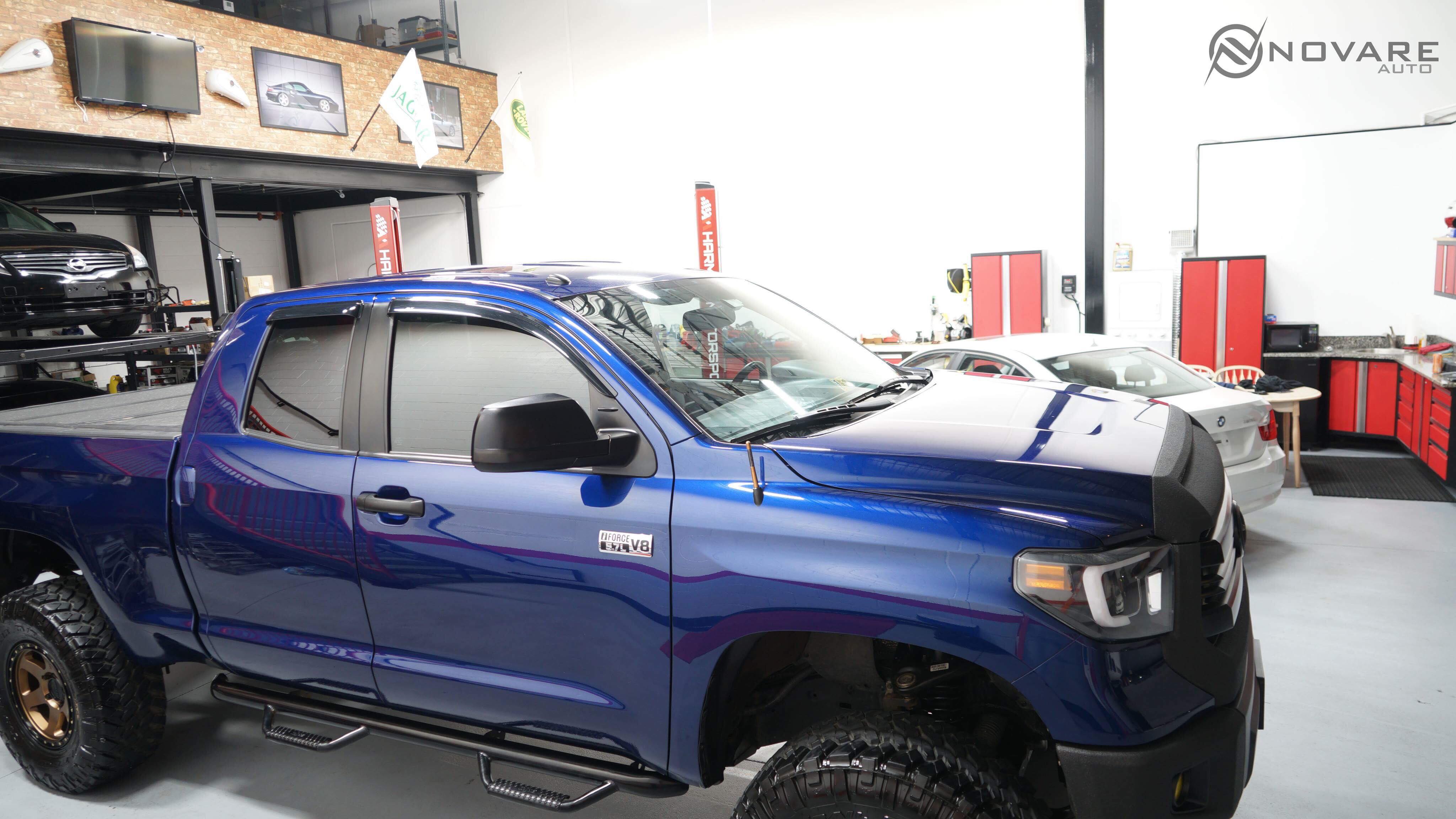 blue toyota tundra