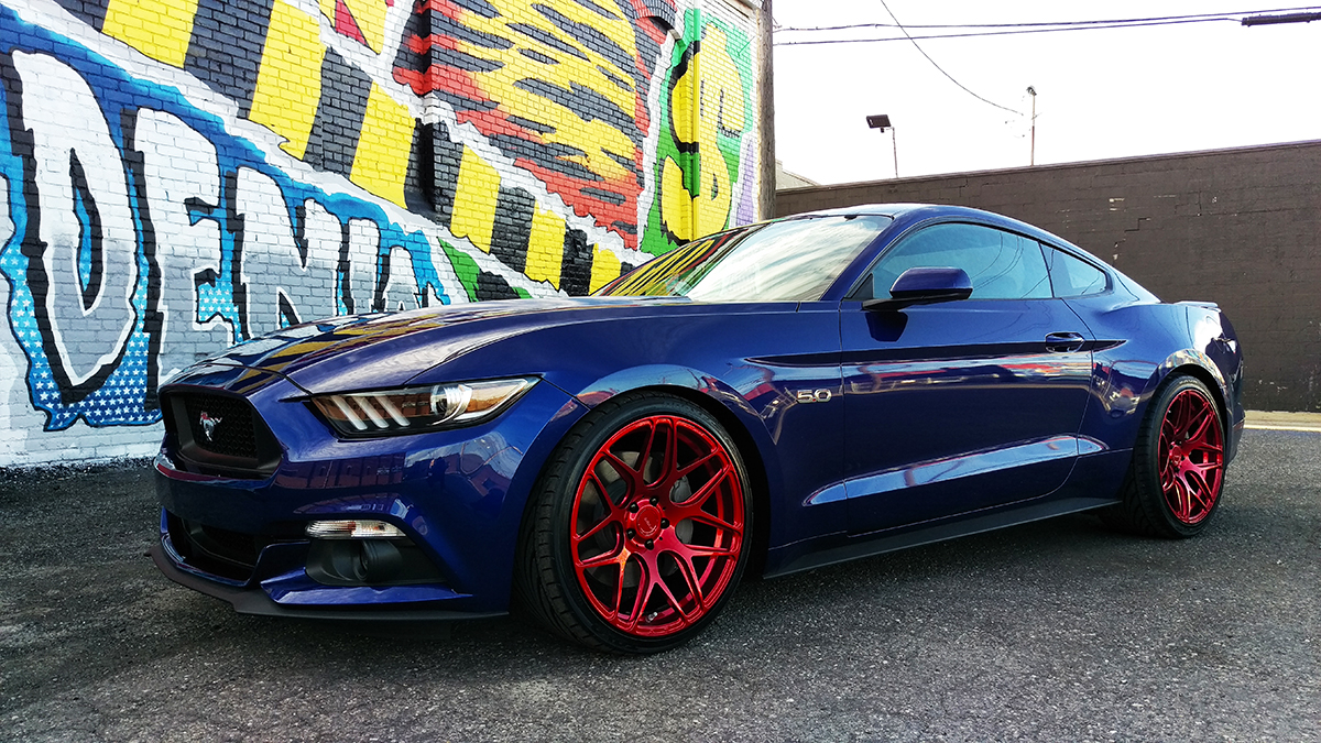 Superman S550 Ford Mustang with MRR Wheels