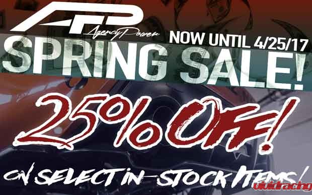 Agency Power Spring Sale Starting Now! Up to 25% Off Selected In Stock Items