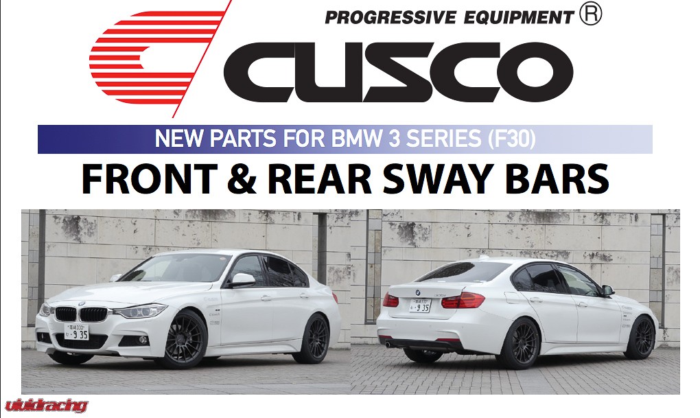 New Cusco Sway Bars available for the BMW 3 Series (F30)
