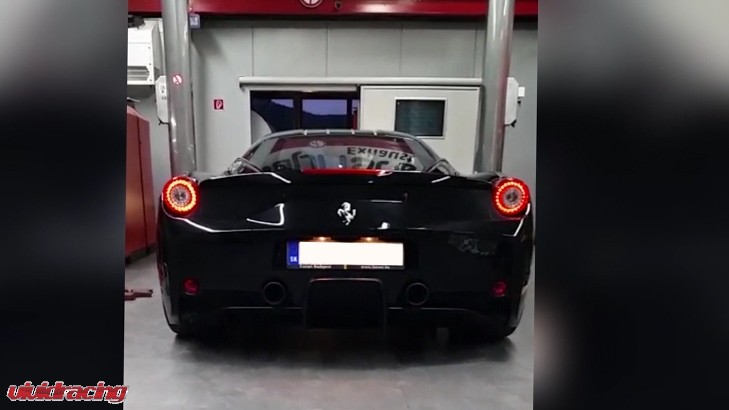2014 Ferrari 458 Speciale Shoots Flames with Capristo Exhaust
