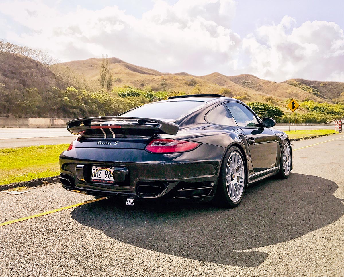 Porsche 997.2 TTS With Agency Power Carbon Fiber Type II Spoiler
