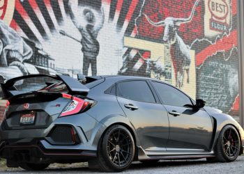 Honda Civic Type R with VR Forged D03-R in Matte Black